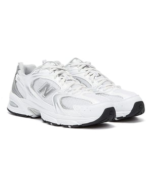 First designed in the 90s  the New Balance 530 was a visionary synthetic design inspiring running styles of the day and continuing to do so. ABZORB techonology offers superb cushioning  whilst mesh is combined with other synthetics to keep feet cool and comfortable without compromising lightweight functionality. Finished with iconic N branding to the sidewalls.