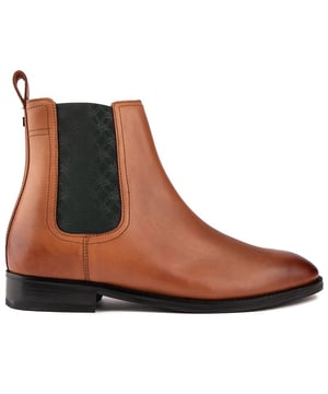 Botas Ted Baker lineus color tostado para hombre, confeccionadas con piel y suela de goma. Incluye: suela cosida, marca Ted en el talón, refuerzo estampado y parte superior de cuero de primera calidad.