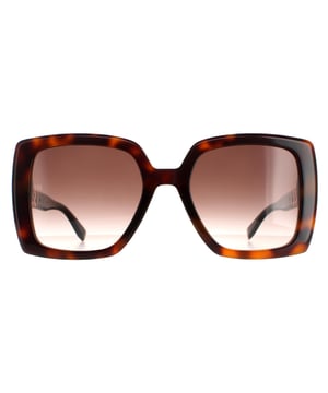 Tommy Hilfiger Square dames Havana Brown Gradiënt Th 1894/s Th 1894/s zijn een glamoureuze vierkante stijl vervaardigd van lichtgewicht acetaat. De branding van de Tommy Hilfiger 'th' in het midden van de keten ontworpen tempels voor authenticiteit.