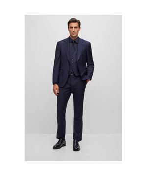 Boss T- Harvers Waistcoat in navy.- V- Neck.- Sleeveless.- Button fastening.- Regular fit.- Ref: 50480019410
