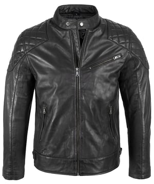 Die Lederjacke das Synonym für die alltags Jacke, man kann sie im Sommer oder Winter tragen, mit Jeans, oder in einer Kombination mit einer schicken Hose, es ist einfach die Jacke die jeder Mann in seinem Kleiderschrank braucht. Die Herren Lederjacken der Marke "Rock Creek", sind in verschiedenen Modellen erhältlich ob klassisch, ausgeflippt, vom feinen Casual- bis zum hart Rockigen-Look, wir bieten Ihnen alles an. Mit dem Jacken Modell H-180, werden Sie bestimmt die richtige Wahl treffen. Die Leder Jacke ist eine klassische Casual-Jacke, mit Stehkragen und Reißverschluss Zippern am Armende, sie ist sehr geschmeidig und hat ein super lässiges Tragegefühl.