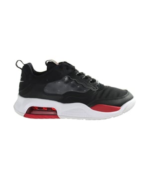 From recreations to reversals, the iconic “Bred” colourway has lived on for over three decades now, either re-joining its original Air Jordan 1 base or going on to outfit the line-up’s signatures thereafter. Now, following the instant sell-out of the AJ1 ’85 just this past weekend, the Jordan Air Max 200 is taking to the coveted tones with much more emphasis placed on it neutrals. As such, the upper’s various mix of synthetics and shiny leathers adhere to black entirely, only deviating by a small margin through their gloss or matte finish. Toe boxes bear a sturdy, technical ripstop material while adjacent there lie somewhat see-through films, treated suedes, and a series of complementing taping. At the sole is where the colour makes its appearance, dosing in red atop the Air bubble at the heel as well as at the foxing just along the forefoot.