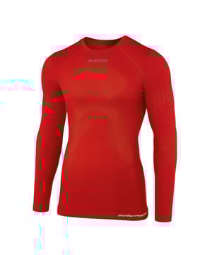 Especificaciones: Camiseta térmica de manga larga y cuello redondo ideal para actividades deportivas al aire libre en los meses de invierno. Cuenta con inserciones tridimensionales en la parte superior que ayudan a mantener la piel seca y el cuerpo caliente durante los entrenamientos. Confeccionado en tejido transpirable y de secado rápido, ajuste ceñido con efecto segunda piel para crear un mayor aislamiento térmico. Uso: Deporte al aire libre Ajuste: Ajustado