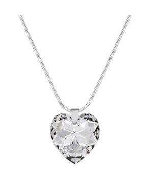 Collar  Heart EXCLUSIVE EDITION con cristales de Swarovski transparentes plateado• colección: Heart• material: cristales de Swarovski, metal rodiado plateado• dimensiones: 18x18 mm• color: transparentes• longitud del collar: 45 cm• tipo de cierre: mosqueton