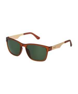 Gafas de sol de hombre de color marrón - Police SPLL09-56W45M• material: metal y plastico• color: marrón• tamaño: 53/22/140 mm (longitud de la lente / ancho del puente / longitud de la varilla)  