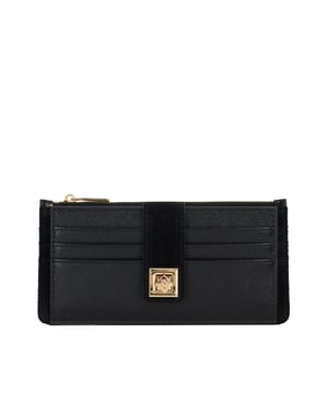 Store your cards in style with our Karlos purse, crafted with a croc-effect finish, gold-tone hardware and multiple zip compartments. With plenty of slots and pockets to choose from, the signature turn lock fastening will keep your belongings safe.