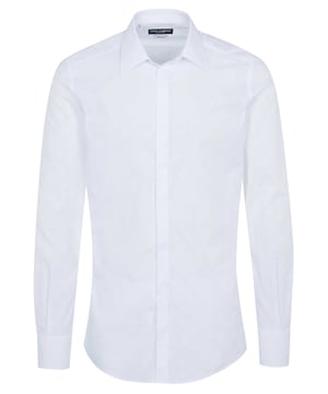 100% katoen; Dolce & Gabbana-shirt;  Model: G5GD0T FJ5F3 07;  Hoogwaardige afwerking;  Zacht katoen;  Nauwsluitend;  Kent-kraag;  Verborgen sluiting met 8 knopen;  sportmanchetten;  Dolce & Gabbana-logodetails