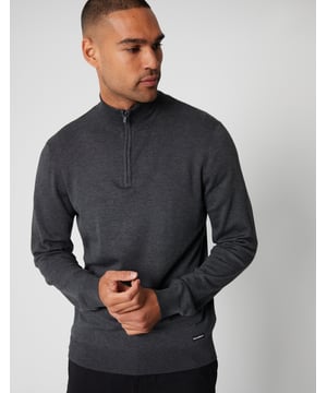 Mens Half Zip Neck