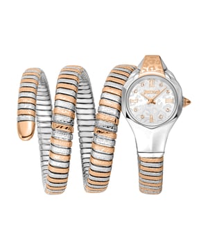 Just Cavalli watch line has been conceived as a collection of fashion accessories designed to appeal to the young and young at heart. Besides, it is completed with a Jewellery Clasp to ensure a secure fit on the wrist. The exemplary of brilliant craftsmanship, this fine watch will surely catch your attention