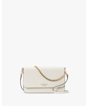 Our Crossbodies Are Perfect If You Want To Carry Your Important Things Without All The Bulk. Plus, Your Hands Are Free To Keep Up With All Your Group Texts And Grip That Vanilla Latte., Madison Saffiano Leather Willow Flap Convertible Crossbody, Metal Pinmount Logo, Back Zip Pocket, Back Zip Pocket,  Length: 6.00 Cm,  Width: 25.00 Cm,  Height: 24.80 Cm
