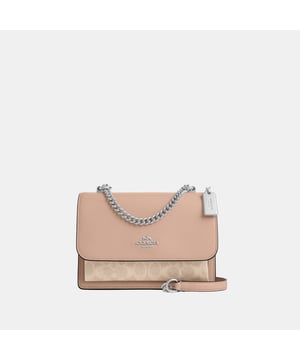 Klare Crossbody Signature Canvas, Inside zip and multifunction pockets, Outside slip pocket,  Length: 21.50 cm,  Width: 7.00 cm,  Height: 16.00 cm