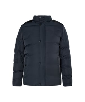 Das unverfälschte, minimalistische Design dieser gesteppten und wattierten Jacke von Mo macht sie zu einem lässigen 24/7 Allrounder-Modell. Das glatte Material hat einen soften Griff und wurde mit einem isolierenden, synthetischen Füllmaterial verarbeitet. Eine abnehmbare Kapuze und seitliche Eingrifftaschen ergänzen das Design.  Jacke
