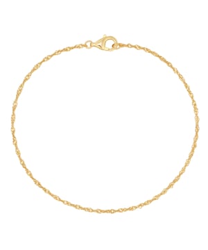 Bracelet for women made of sterling silver yellow gold plated