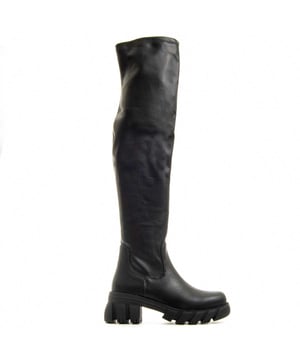 Bota cómoda para mujer. Calce cómodo. Plantilla acolchada. Suela antideslizante. Cosido reforzado. Fabricado por otras marcas para nuestra marca.