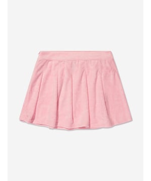 Comfort and style converge for this girls pink pleated skirt from AY by Ayla. Designed for young influencers, this cosy fleece piece is made for dreaming big and feeling good, all with a fashionable twist. Pair with the matching zip-up hoodie for a cool coordinated look. Elasticated Waistband Side Zip Fastening