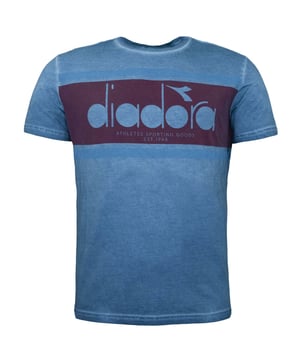 Diadora Logo Herren Blue T-Shirt