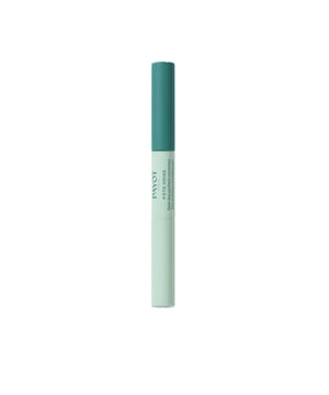Entdecken Sie den neuen Stylo Duo Purifiant Correcteur mit 2-in-1-Wirkung, der aus bis zu 94 % Inhaltsstoffen natürlichen Ursprungs besteht. Dank seines Formel-Duos bietet er der Haut eine Zweifachwirkung: Er fördert die Beseitigung von Unreinheiten und deckt sie zudem perfekt ab. 1. Pflegelotion: Sie ist mit chilenischer Minze, Zink und Glykolsäure angereichert, trocknet Unreinheiten aus und fördert so deren Beseitigung. Die unsichtbare Fluid-Textur zieht sofort ein und ermöglicht eine ultragezielte lokale Anwendung. 2. Getönter Concealer: Er ist mit Bambuspulver und mineralischen Pigmenten angereichert. Er deckt Unreinheiten perfekt ab und korrigiert Rötungen für makellose Haut. Sie werden die cremige Textur mit hoher Deckkraft, Universalfarbe und mattem, gepudertem Finish lieben.