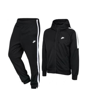 Nike tribute tracksuit black and pink hotsell