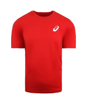Materials: 100% Polyester 
Brand logo on the left chest 
regular fit 
made of light, breathable mesh material for optimal air circulation 
reflective logo on the chest for extra safety
elastic crew neck 
Short sleeve 
flat seams along the shoulders and sides  avoid chafing 
straight-cut cuffs and hem