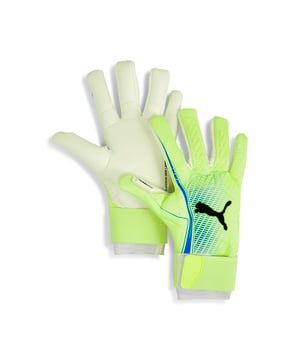 PRODUCT STORY: The ULTRA ULTIMATE Hybrid goalkeeper gloves are designed to meet the needs of the modern goalkeeper. They're constructed from a lightweight, elasticated material guaranteeing highest wearing comfort, an enhanced range of motion and zero distractions. DETAILS: 4mm superior grip latex palm: excellent grip in both wet and dry conditions; Hybrid cut: mix of inseam and gunn cut for maximum catching area and comfort; Silicone grip elements on finger & knuckles: additional grip, ball control and support while punching; Lightweight, elasticated material with perforations: comfort and enhanced range of motion; Thumb wrap: Extended latex palm for maximum catching area and comfort; Elasticated wrist with full length latex strap: for wrist support and a secure closure.