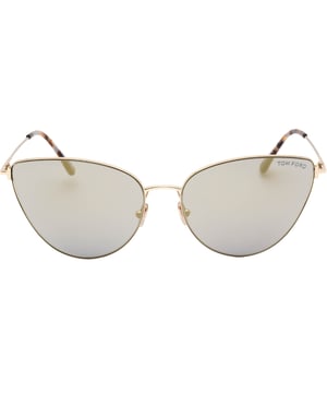 Tom Ford FT1005 32C Anais-02 Gold Sunglasses. The sunglasses provide 100% protection against UVA and UVB sunlight and meet British Standard EN 1836:2005. Perfect for summer weather, these sunglasses are both stylish and practical..�. Tom Ford gold FT1005 32C  Sunglasses, Lens Width = 62mm, Nose Bridge Width = 17mm, Arm Length = 140mm, Made In Italy. Sunglasses, Sunglasses Case, Cleaning Cloth and Care Instructions all Included, 100% Protection Against UVA & UVB Sunlight and Conform to British Standard EN 1836:2005. Style Code: FT1005 ANAIS-02 32G. Gold Sunglasses