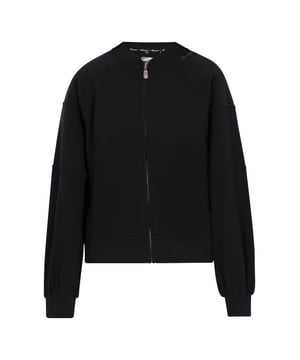Erweitern Sie Ihre Freizeitgarderobe mit diesem Sweatshirt mit Reißverschluss und bomberjackenähnlichem Kragen. Der durchgehende Reißverschluss sowie die gerippten Bündchen und der Bund verleihen ihm einen sportlichen Touch. Ein kleines Logo auf der Brust und praktische Taschen runden das Design ab. Dieses Strick-Sweatshirt ist perfekt für den Alltag oder aktive Unternehmungen geeignet.  Sweatjacke