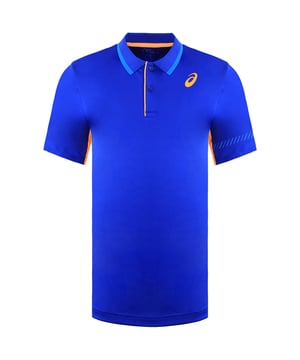 Unleash your game with the Asics Logo Men's Blue Padel Polo Shirt, designed to provide both performance and style on the court. This sleek blue polo shirt combines functionality with a contemporary look, making it an essential piece for any padel player seeking comfort and confidence during play.
 Key Features:
Dynamic Design:

The vibrant blue color and classic polo silhouette offer a stylish, eye-catching look. The shirt features a prominent Asics logo on the chest, showcasing your brand loyalty with subtle sophistication.

Performance Fabric:

Made from a high-performance blend of polyester and elastane, the polo shirt provides excellent moisture-wicking capabilities. The fabric draws sweat away from the body, keeping you dry and comfortable throughout your matches.

Breathable Mesh Panels:

Integrated mesh panels enhance ventilation and airflow, helping to regulate your body temperature and maintain a cool, comfortable feel even during intense rallies.

Enhanced Mobility:

The shirt’s stretch fabric allows for full range of motion, ensuring you can move freely and comfortably while executing swift movements and powerful strokes on the court.

Anti-Odor Technology:

Equipped with anti-odor properties, the polo helps prevent the buildup of unpleasant smells, ensuring you stay fresh and confident from the first serve to the last point.

Comfortable Fit:

Featuring a traditional polo collar and a tailored cut, the shirt provides a classic fit that is both stylish and functional. The ribbed cuffs offer additional comfort and a polished finish.

 
The Asics Logo Men's Blue Padel Polo Shirt is designed for players who demand both functionality and flair. Enjoy superior comfort and a sleek look on and off the court with this high-quality, performance-driven polo.