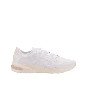 ASICS GEL-KAYANO 5.1 Entrenadores de hombres sintéticos blancos con cordones 1191A098 100