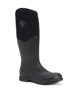 Ga van zadel naar stal in deze hoge beschermende rijlaarzen die ruiters efficiënt warm en droog houden. Ze trekken comfortabel over de kuit en bieden uitstekende dekking tijdens het rijden. Een favoriet van veel paardensportliefhebbers.