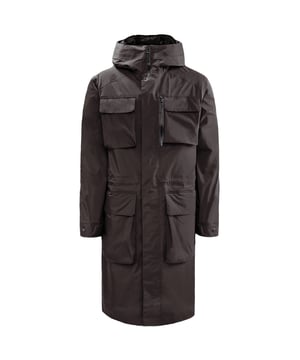 Jack Wolfskin Tech Lab Hudson Uards Parka Capacino Brown Mens Brown 1111981 5166