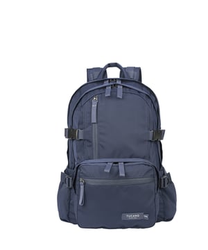 Unisex rugzak met ritssluiting. één met ritssluiting en twee open binnenzakken. twee ritssluitingen aan de voorkant en twee open zijritsen met externe zakken. ontbrekende schouderband.  Handvat van gerecycled polyethyleentereftalaat. twee binnenvakken.  extern materiaal.  Binnenkant van gerecycled polyethyleentereftalaat. Afmetingen: 30x42,5x17,5 cm. Modeproduct