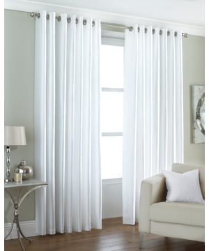 The Fiji curtains embody all the bright colours you’d find on a tropical island – from the vibrant pinks of the flowers to the deep blues of the sea. The luxurious faux silk fabric reflect light at all angles while being soft to the touch. These iridescent eyelet curtains are easy to hang with no need for hooks or rings and are made of semi-sheer material to allow just the right amount of light through. Made of 100% polyester these lustrous curtains are made of hard-wearing polyester and are fully machine washable.