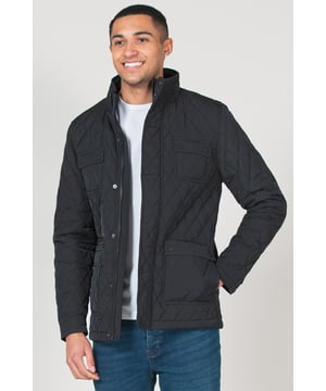 Stay warm and stylish with this diamond-style padded jacket from Kensington Eastside, featuring a button and zip-up fastening for ultimate comfort. With a funnel neck and four front pockets, this jacket is perfect for keeping your essentials close by. Ideal for outdoor adventures or casual wear, it's a must-have addition to your wardrobe this season.