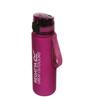 The Regatta 0.6 litre Tritan Flask is made from lightweight, tough Tritan® copolyesteris. This material is virtually unbreakable and doesnt retain tastes or odours, so your drink is never tainted. Its also BPA (bisphenol A) free. 100% Plastics.