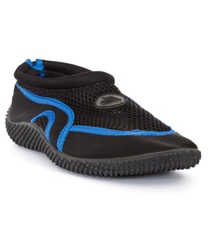Lichtgewicht slip-on ontwerp. Koordsluiting. Ademend mesh & stretch stof. Antislipzool. Boven: 100% Neopreen, Tong: 100% Rubber.
