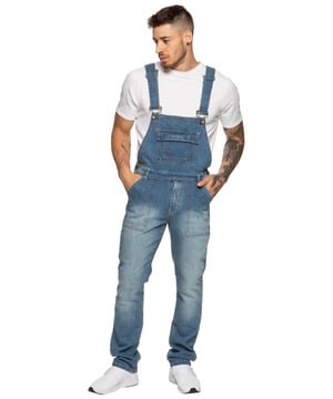 The Dungaree's have finally landed! We can't tell you how excited we are to welcome this casual denim workwear. Carefully tailored in mid stonewash or light blue denim for a weathered appearance, these relaxed, regular fit dungarees feature a zip fly, 6 pockets including a bib pocket with flap, adjustable metal buckle on straps for length adjustment, belt loops and branded buttons and studs. Heavy duty but soft denim fabric, ideal for heavy work and casual wear.