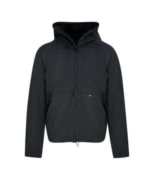 Emporio Armani 3Z1BL2 1NFGZ 0999 Jacke. Emporio Armani Schwarze Jacke. Zip-Verschluss. 100% Polyester. Offene Taschen. Abnehmbarer Nylon-Rucksack