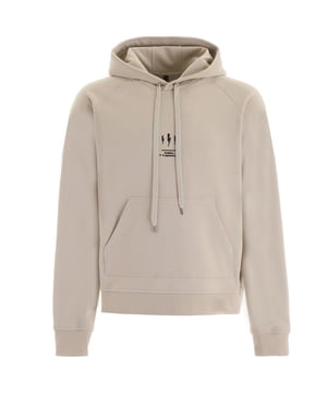 Neil Barrett Lightning Bolt Logo Beige Kapuzenpullover. Neil Barrett PBJS485 M542S 1476 Kapuzenpullover. 100% Baumwolle. Normale Passform, Größengetreue Passform. Hergestellt in Italien. Elastische Ärmelabschlüsse und Taillenband