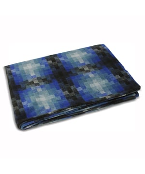 Jam-packed with retro style, the intoxicating Pixel throw comes with a funkily bright colour scheme that weaves its way through the fabric, creating a dazzling display. Featuring an abstract, pixelated design, the throw is made from a wool-like material, making it a comfortable feature piece in your room on your sofa or bed. To keep this throw vibrant dry clean only. Iron on a cool setting for the best results.