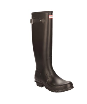 Hunter Original hoge regenlaarzen voor dames, zwart