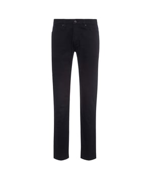 comfort stretch denim - regular rise - short rinse wash for a clean & dressy look - soft hand feel - button & zip closure - side pocket - patch back pocket