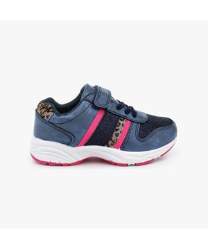 DEK PACIFIC Girls Elasticated Touch Fasten Trainers Metallic Blue/Ocelot

 Upper Material: Synthetic

Lining Material: Textile

Sole Material: Synthetic

Closure/Fastening: Touch Fasten

Features: Lightweight,Adjustable

Toe Shape: Round

Shoe Width: Regular

Item Weight: 0.38 KG

Heel Height: Flat (Under 2.5cm)

Trainer Style: Casual

Gift Boxed: No
Product Code: T683C