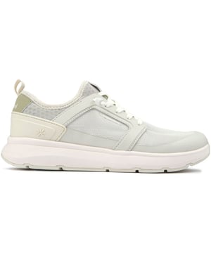 Add some vibe to your travel, with the Tropicfeel Monsoon trainers, where sustainability meets style in a ray of white! Dance through the rain with water-friendly, fast-drying uppers, and stay grounded with slip-resistant rubber soles. Embrace comfort with padded, removable insoles and enjoy the ease of sprint laces. These Monsoon marvels, treated with Aegis anti-bacteria, keep your feet fresh in eco-chic fashion.