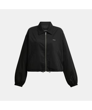 Blouson Windbreaker, Water-resistant
Model is 6'2" (188cm), chest 37" (94cm), waist 28" (71cm), hips 28" (71cm) and wears a size S, Slip pockets,  Length: 54.50 cm