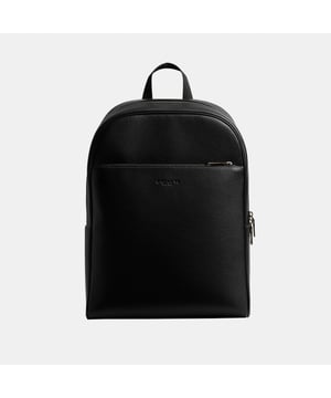 Owen Backpack in Pebbled Leather, Inside zip pocket
Inside laptop sleeve, Outside zip pocket,  Length: 29.50 cm,  Width: 11.00 cm,  Height: 42.00 cm