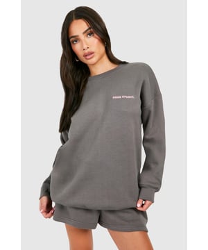 This tracksuit is perfect for a head to toe refresh. Complete with matching hoodie and joggers, it's about to become your ultimate winter fit (just wear it with your go-to trainers). We've come through with our latest collection of  women's tracksuits girl, go take a look. Style: Short TracksuitFabric: Cotton