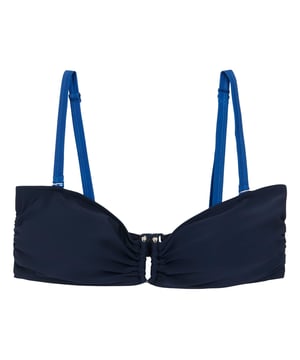 85% Polyester, 15% Elastan. Gewebe: Weiche Haptik. Design: Unifarben. Karabiner-Haken. Bademode-Funktionen: Metallring-Detail. Verstellbarer Gurt, Mehrweg-Träger. Nachhaltigkeit: Aus recyceltem Material. Tief.