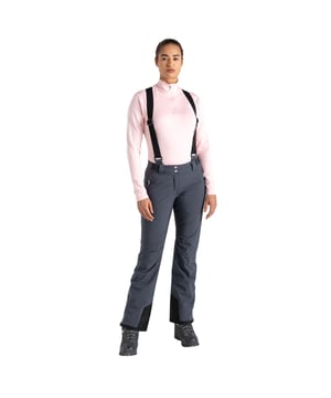 100% Polyester. Fabric: Recycled, Stretch. Fabric Technology: Abrasion Resistant, ARED 20/30, Breathable, Durable, Insulating, Water Repellent, Waterproof. Waistline: Adjustable, High Back. Articulated Knee, Belt Loops, Binding Detail, Detachable Braces, Powder Free, Snow Gaiters, Unrestricted Movement. Design: Contrast Detail, Logo. Fit: Slim. Hem: Tab Up. Fastening: Touch Fastening, Twin Button, Zip Fly.
