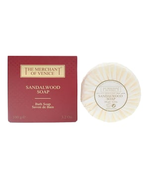 The Merchant of Venice Sandalwood Soap is a fantastic soap that cleanse, nourishes and moisturises the skin whilst leaving a unique and sensual scent on the skin. The soap contains a fragrance that combines Sandalwood notes, with touches of grapefruit, fig leaves and white spices. When used the soap infuses the body with an embracing, refreshing and natural scent.