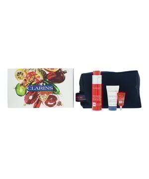 The Clarins Men Gift Set offers a comprehensive skincare regimen tailored to the needs of the modern man. This collection features essential grooming products to cleanse, refresh, and revitalize the skin, presented in a sleek and convenient pouch. This set contains : Energizing Gel 50ml - Eye Gel 3ml - Active Face Wash 30ml - Pouch
